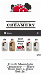 Mobile Screenshot of ozarkmtncreamery.com