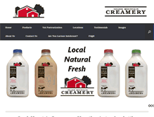 Tablet Screenshot of ozarkmtncreamery.com
